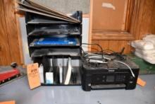 EPSON PRINTER & MISC. DESK SUPPLIES
