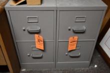 (2) FILE CABINETS, 2 DRAWER