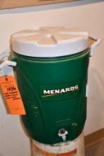 GREEN RUBBERMAID MENARDS 5 GALLON WATER COOLER/DISPENSER