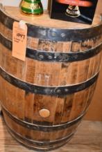1/2 BARREL W/SHELVES