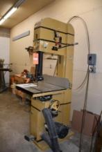 Powermatic Vertical Band Saw, Model PM1800, s/n 14091800166, Stock #1791801,