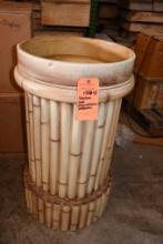 BAMBOO LOOK POLYURETHANE PEDESTAL