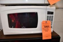 RIVAL SMALL MICROWAVE, WHITE