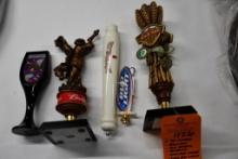 (5) TAP HANDLES: RAINSTORM, BUD BRONCO, MICHELOB, BUD LIGHT SURFER, WILD HOP LAGER