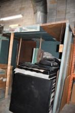 DRYING ROOM W/FAN & EXHAUST DUCT WORK, 87"H X 122"W X 78"D