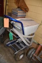 GRACO TEXSPRAY GTX 2000 W/HUSKY 1040 DIAPHRAM PUMP, CONDITION UNKNOWN
