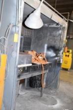 BACK TO BACK OPEN SPRAY BOOTHS & ALL TOOLS/MATERIAL IN OR ON, ANSUL FIRE SUPRESSION UNITS 3 & 4,