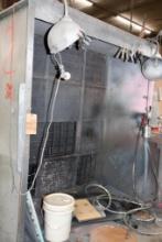 BACK TO BACK OPEN SPRAY BOOTHS & ALL TOOLS/MATERIAL IN OR ON, ANSUL FIRE SUPRESSION UNITS 1 & 2,