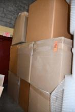 AT LEAST 15 BOXES ASSORTED SIZE STYROFOAM PACKING FORMS