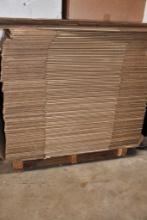 (4) SKIDS OF ASSORTED CARDBOARD BOXES, LIDS, DIVIDERS (3 SKID BY EAST DOCK, 1 SKID ON PALLET RACK...