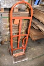 ORANGE HAND TRUCK W/8" SOLID WHEELS