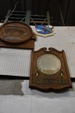 (6) SIGNS FROM "ARNOLD PALMER" (HIDDEN) TO "WIDE WILD WORLD OF GUND", NOT OLD MILWAUKEE!, NEED