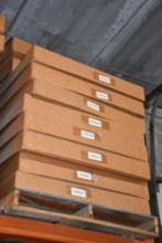 (1) SKID OF 10 ASSORTED SPINNER GAME TABLES, TOP SHELF COMPLETE WITH BASE, GETS 1 POLE