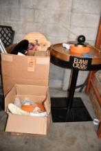 ELIJAH CRAIG DISPLAY STAND W/2 BOXES OF ACCESSORIES