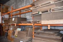 (4) SECTIONS OF ORANGE PALLET RACKING, NO CONTENTS!, DELAYED PICKUP AFTER SHELVES EMPTY,