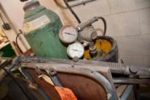 TORCH CART WITH TORCH AND GAUGES