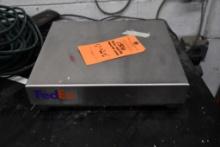 FED EX ELECTRIC BENCH TOP SCALE, 3"H X 12"D X 14"W