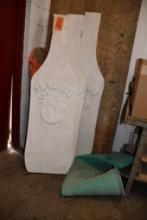 (4) LARGE MALIBU POLYURETHANE BOTTLE SIGNS - 6'H AND MOLD