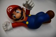 MARIO POLYURETHANE STATUE, LAYING DOWN, 26"L
