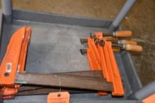 (5) JORGENSEN 12" BAR CLAMPS WITH 8" THROATS
