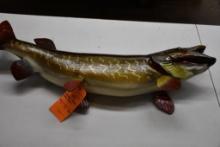 URETHANE MUSKY WALL MOUNT, 42"L X 14"H X 7"D