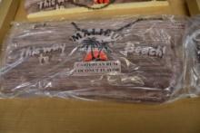 MALIBU "THIS WAY TO BEACH" SIGN & PARTIAL SIGN, 2'W