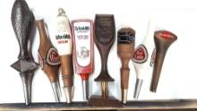 (8) TAP MARKERS; PEARL LIGHT, GRAIN BELT, SCHMIDTS, ETC.