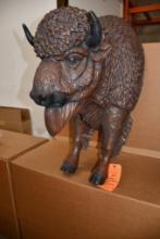 BUFFALO 3' RIGID URETHANE FOAM WALL HANGING, NIB