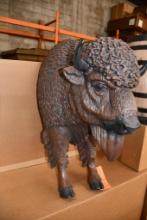 BUFFALO 3' RIGID URETHANE FOAM WALL HANGING, NIB