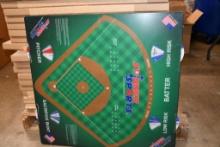 TABLE TOP SPINNER BASEBALL SPORTS GAME BOARD, 29" X 30"