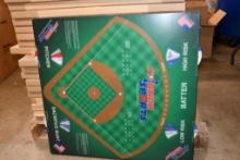 TABLE TOP SPINNER BASEBALL SPORTS GAME BOARD, 29" X 30"