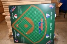 TABLE TOP SPINNER BASEBALL SPORTS GAME BOARD, 29" X 30"