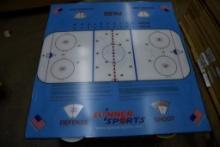 TABLE TOP "SPINNER" HOCKEY SPORTS GAME BOARD, 29" X 30"