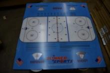 TABLE TOP "SPINNER" HOCKEY SPORTS GAME BOARD, 29" X 30"