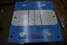 TABLE TOP "SPINNER" HOCKEY SPORTS GAME BOARD, 29" X 30"