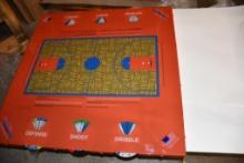 SPINNER BASKETBALL GAME, TABLE TOP, 36" X 36"