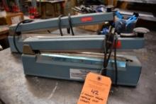 (2) MIDWEST PACIFIC IMPULSE HEAT SEALERS, (1) 12" AND (1) 16"