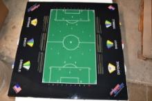 SPINNER SOCCER TABLE TOP GAME, 36" X 36"