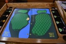 COMPLETE GOLF SPINNER TABLE W/LEGS, NIB WITH GRAPHICS