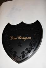 DOM PERIGNON DOUBLE SIDED HANGING SIGN, 19" X 21"