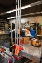 (4) BESSEY BAR CLAMPS, (1) 24", (1) 40" AND (2) 48"