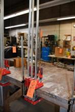 (4) BESSEY BAR CLAMPS, (1) 24", (1) 40" AND (2) 48"