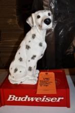BUDWEISER DISPLAY W/DALMATION, 16"H