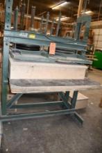 PNEUMATIC PRESS TABLE, 2 BAG ON A STATIONARY STAND, 52"L X 48"D X 73"H