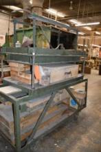 ROLLING PNEUMATIC PRESS TABLE, 2 BAG, 68"L X 26"D X 68"H