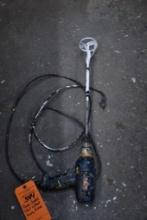 RYOBI CORDED DRILL WITH PAINT MIXING FIXTURE