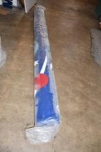 "PLANET" CARPET, UNSURE OF LENGTH, 95"W