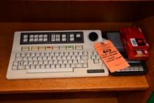 TRACOR NORTHERN DISPLAY KEYBOARD & CASSETTE RECORDER W/TAPES