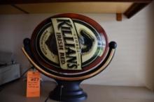KILIANS IRISH RED WALL SIGN, LIGHTS UP, WORKS