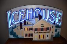 ICE HOUSE NEON LIGHTS UP SIGN, IN BOX, WORKS